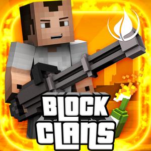 Block Clans - 3D Pixel Survival Fps & Tps Gun Shooter Game