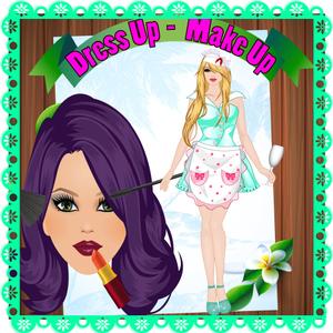 Cindy In Kitchen Dress Up Make Up Game