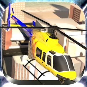 City Helicopter Flying Simulator – Fly Air Copter Over The Urban Land