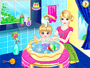 play Newborn Royal Baby Wash
