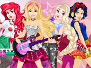 play Barbie In Disney Rock Band