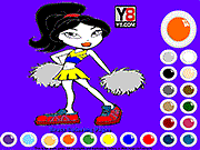 Bratz Cheerleading Coloring