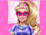 play Barbie Superhero Stomach Care