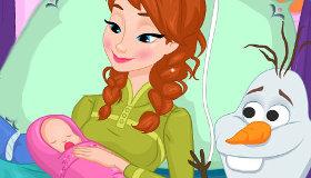 play Frozen Anna And The Newborn Baby