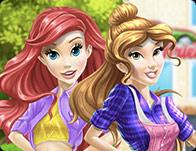 play Belle And Ariel Car Wash