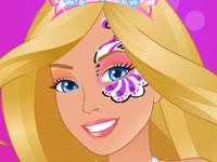 play Barbie Magical Face Painting Kissing