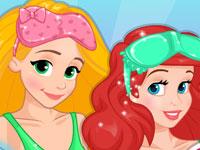 play Disney Princess Pj Party Kissing