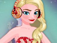 play Elsa Sparkle Fashion Kissing