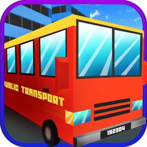 Blocky Transport Bus Simulator