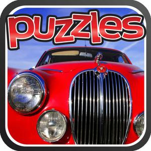Classic Cars Puzzle - Streets And Town Backgrounds