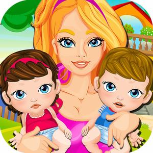 Mommy'S Newborn Twins Baby Doctor Care - My New Born Salon Makeover & Girl Nurse For Kids 2