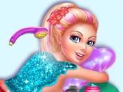 play Super Barbie Spa Day