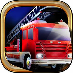 American Fire Truck Parking 3D