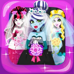 Monster Princess Wedding Dress Up – Bride Makeover Salon Free