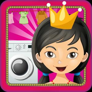 Princess Dirty Laundry - Crazy Washing And Cleanup For Kids