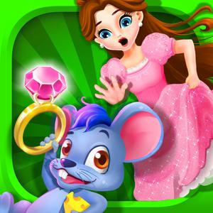 Princess Run! Treasure Hunt! - Diamond Ring Rescue Game