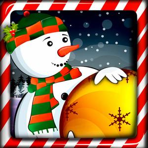 Snowman On Christmas Night : Ride & Jump The Holiday Decorations - Premium