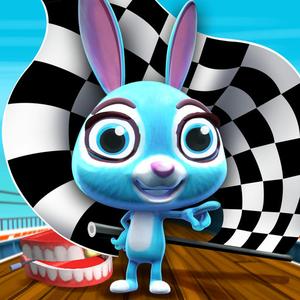 Turbo Fast Bunny - Speedy Rabbit Hopper - Fun Run Mini Race Game