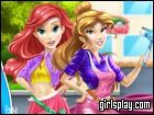 play Belle And Ariel Car Wash