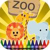 Coloring Book Zoo Animals