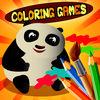 Coloring Draw For Kids Kung Fu Panda Edition