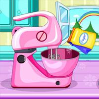 play Cooking Rainbow Birthday Cake