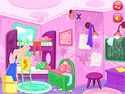 play Princess Pj Party Cleanup