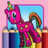 My Little Unicorn - Coloring Book For Princess Pony Game