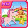 My Pink Unicorn Princess Game - Little Pony Run