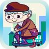 Crazy Granny City Rush Hd - Bike Racing With Police Car