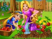 play Rapunzel Mommy Gardening