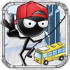 Stick-Man Action Hero: 3D Doodle Swing Adventure Free