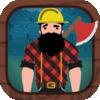 A Axe Lumber Engineer Man - Cut The Wood For Building House