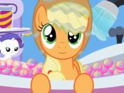 play Applejack Bubble Bath