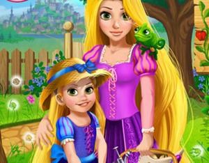 play Rapunzel Mommy Gardening