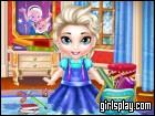 play Baby Elsa School Prep