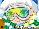 play Baby Elsa Skiing Trip