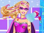play Messy Super Barbie