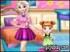 play Frozen Sisters Room Deco