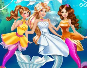 play Barbie Mermaid Wedding