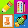 Pixel Draw - Coloring & Pixel Art Tool Cool Painting Game For Kids