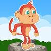 Clumsy Monkey Jungle Race - Cool Sky Racing Arcade Game