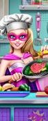 play Super Barbie Real Cooking