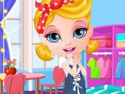 play Baby Barbie Girly Room