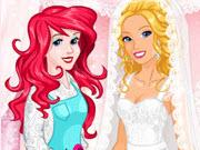 Ariel As Barbie'S Wedding Stylist