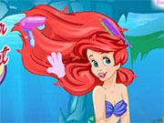 play Ariel Underwater Hair Treatment