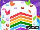 play Cooking Rainbow Birthday Cake