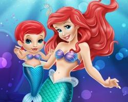 play Ariel Playing With Baby