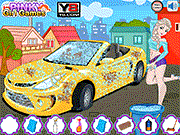 play Elsa Car Wash