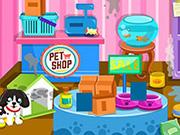 play Clean Up Pet Shop